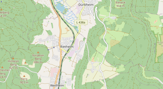 Monteurzimmer auf Karte