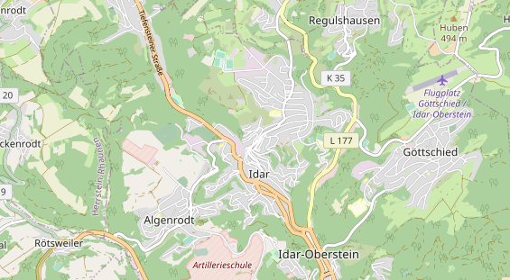 Monteurzimmer auf Karte