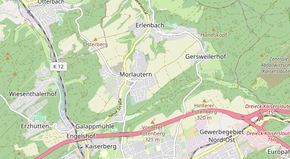 Monteurzimmer auf Karte