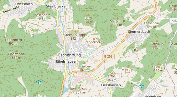 Monteurzimmer auf Karte