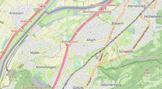 Monteurzimmer auf Karte