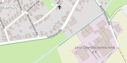 Monteurzimmer auf Satellitenbild