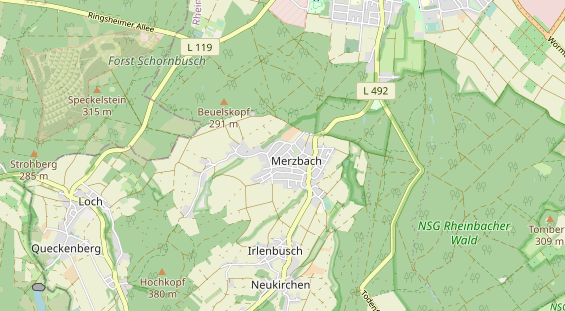 Monteurzimmer auf Karte