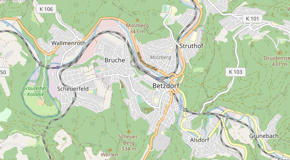 Monteurzimmer auf Karte