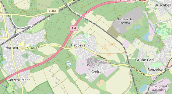 Monteurzimmer auf Karte