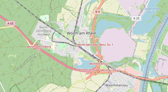 Monteurzimmer auf Karte