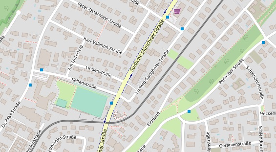 Monteurzimmer auf Satellitenbild