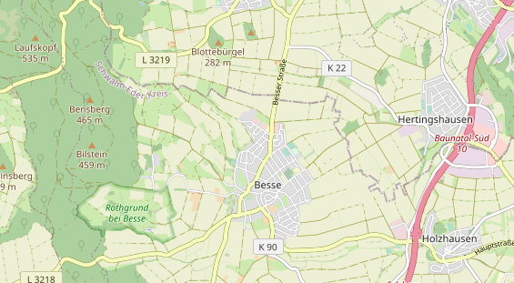Monteurzimmer auf Karte