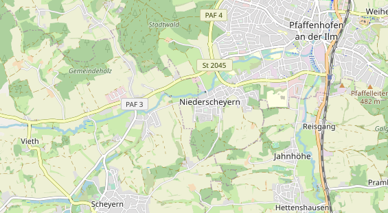 Monteurzimmer auf Karte