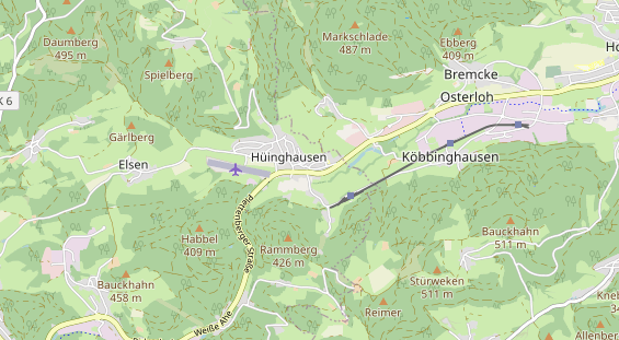 Monteurzimmer auf Karte