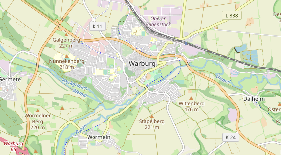 Monteurzimmer auf Karte