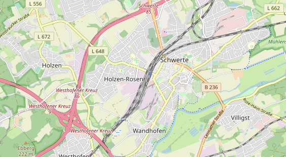 Monteurzimmer auf Karte