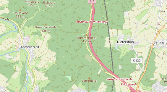 Monteurzimmer auf Karte