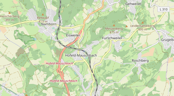 Monteurzimmer auf Karte