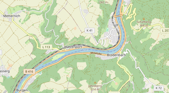 Monteurzimmer auf Karte