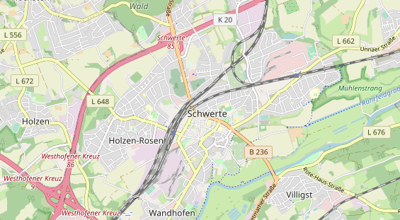 Monteurzimmer auf Karte