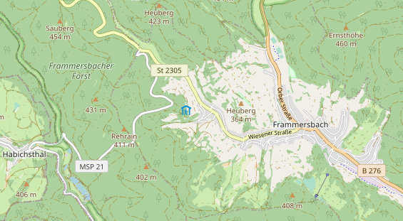 Monteurzimmer auf Karte