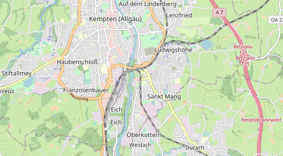 Monteurzimmer auf Karte
