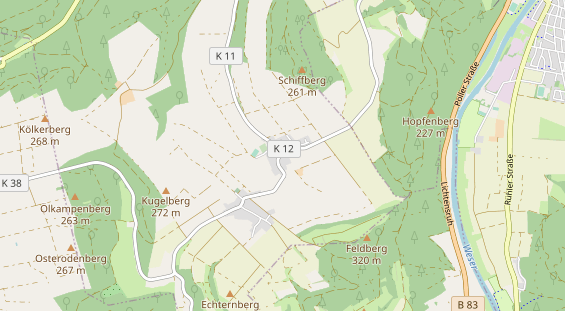 Monteurzimmer auf Karte