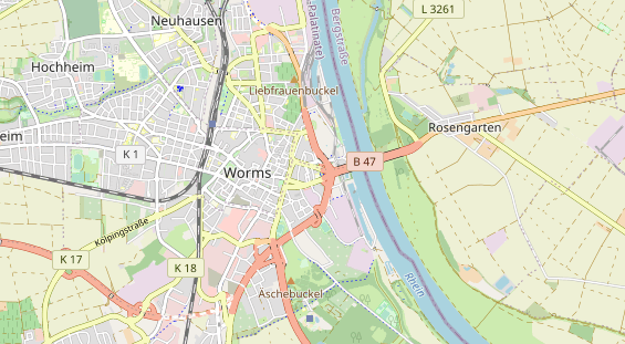 Monteurzimmer auf Karte