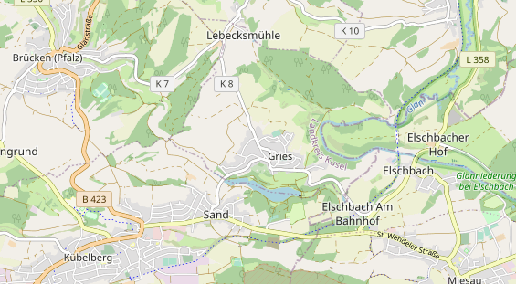 Monteurzimmer auf Karte