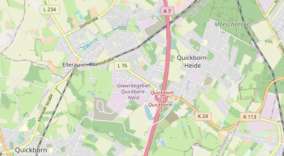 Monteurzimmer auf Karte