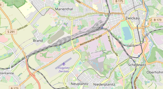 Monteurzimmer auf Karte