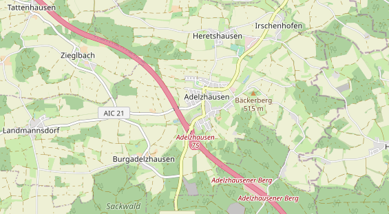 Monteurzimmer auf Karte