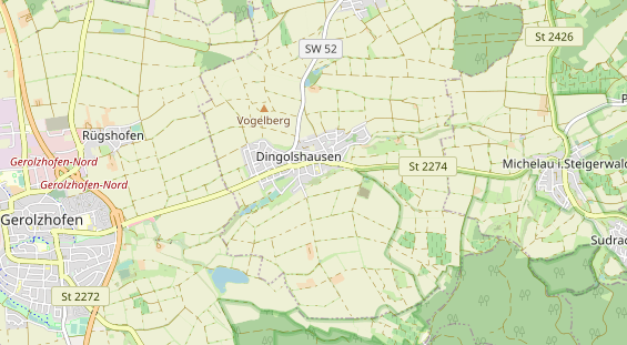 Monteurzimmer auf Karte