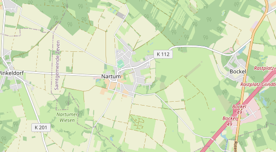 Monteurzimmer auf Karte