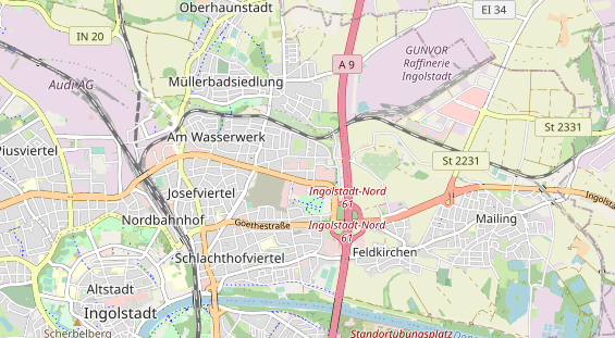 Monteurzimmer auf Karte