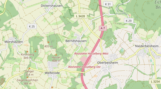 Monteurzimmer auf Karte