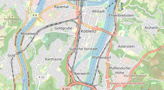 Monteurzimmer auf Karte