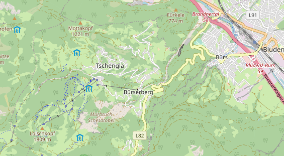 Monteurzimmer auf Karte
