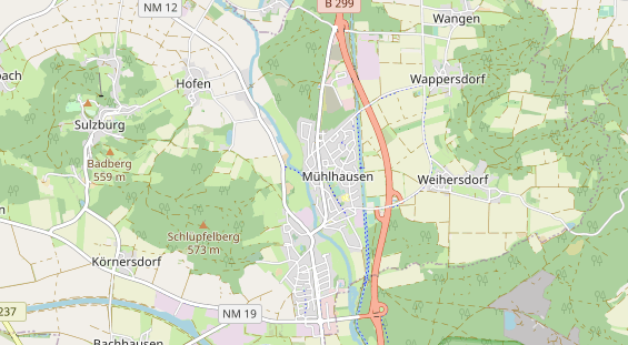 Monteurzimmer auf Karte