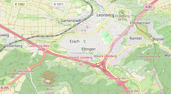 Monteurzimmer auf Karte