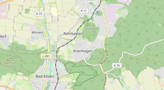 Monteurzimmer auf Karte