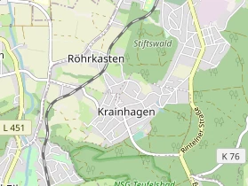 Monteurzimmer auf Karte