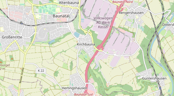 Monteurzimmer auf Karte