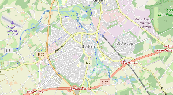 Monteurzimmer auf Karte