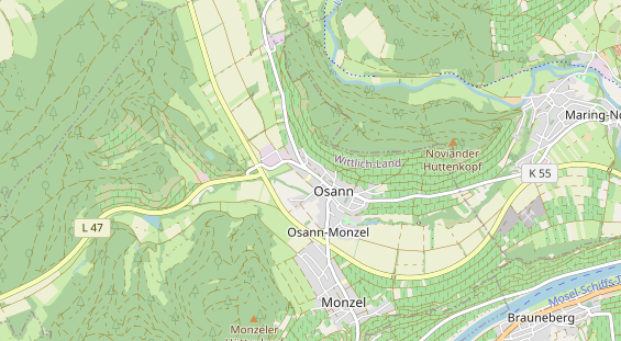 Monteurzimmer auf Karte