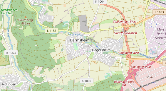 Monteurzimmer auf Karte