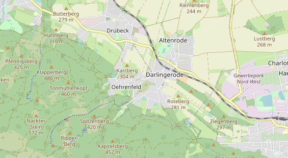 Monteurzimmer auf Karte