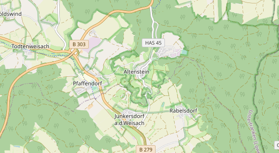 Monteurzimmer auf Karte