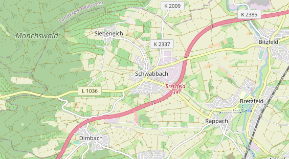Monteurzimmer auf Karte
