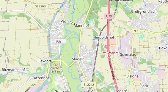 Monteurzimmer auf Karte