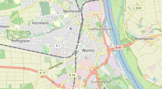 Monteurzimmer auf Karte