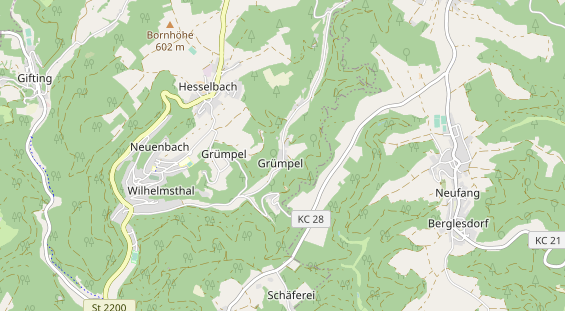 Monteurzimmer auf Karte