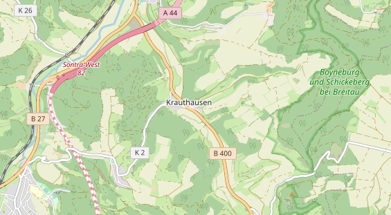 Monteurzimmer auf Karte