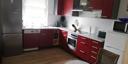 Monteurwohnung - Kühlschrank - PLZ 97941 (Deutschland) - Küche in der Monteurwohnung in Triefenstein. - Spessart-T-Raum - Monteurzimmer